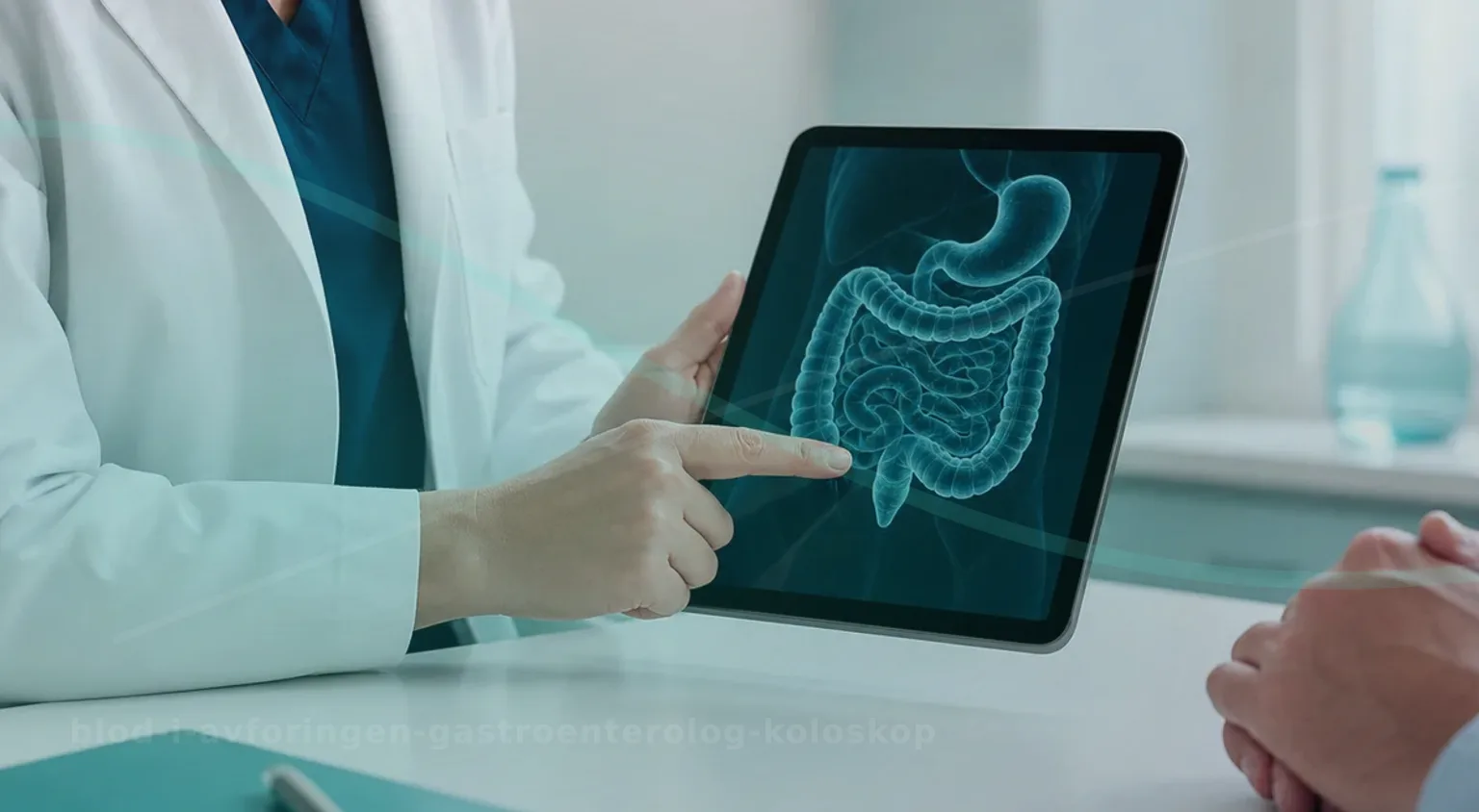 Blod i avföringen – gastroenterolog, koloskopi eller akut vård? - kompletterande realistisk vårdbild med människa 3