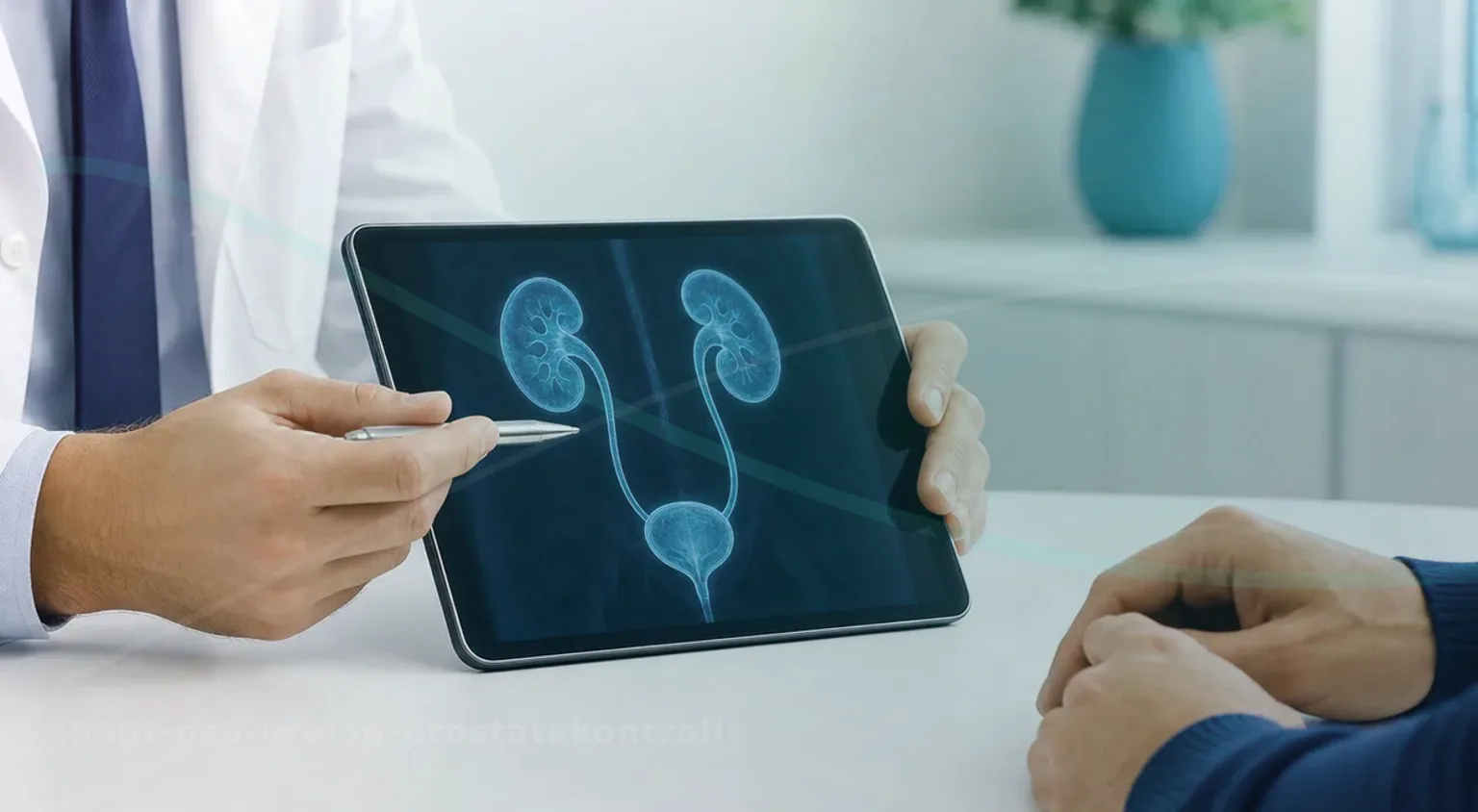 Högt PSA – urolog, prostatakontroll eller akut vård? - realistisk vårdbild med människa för urologi