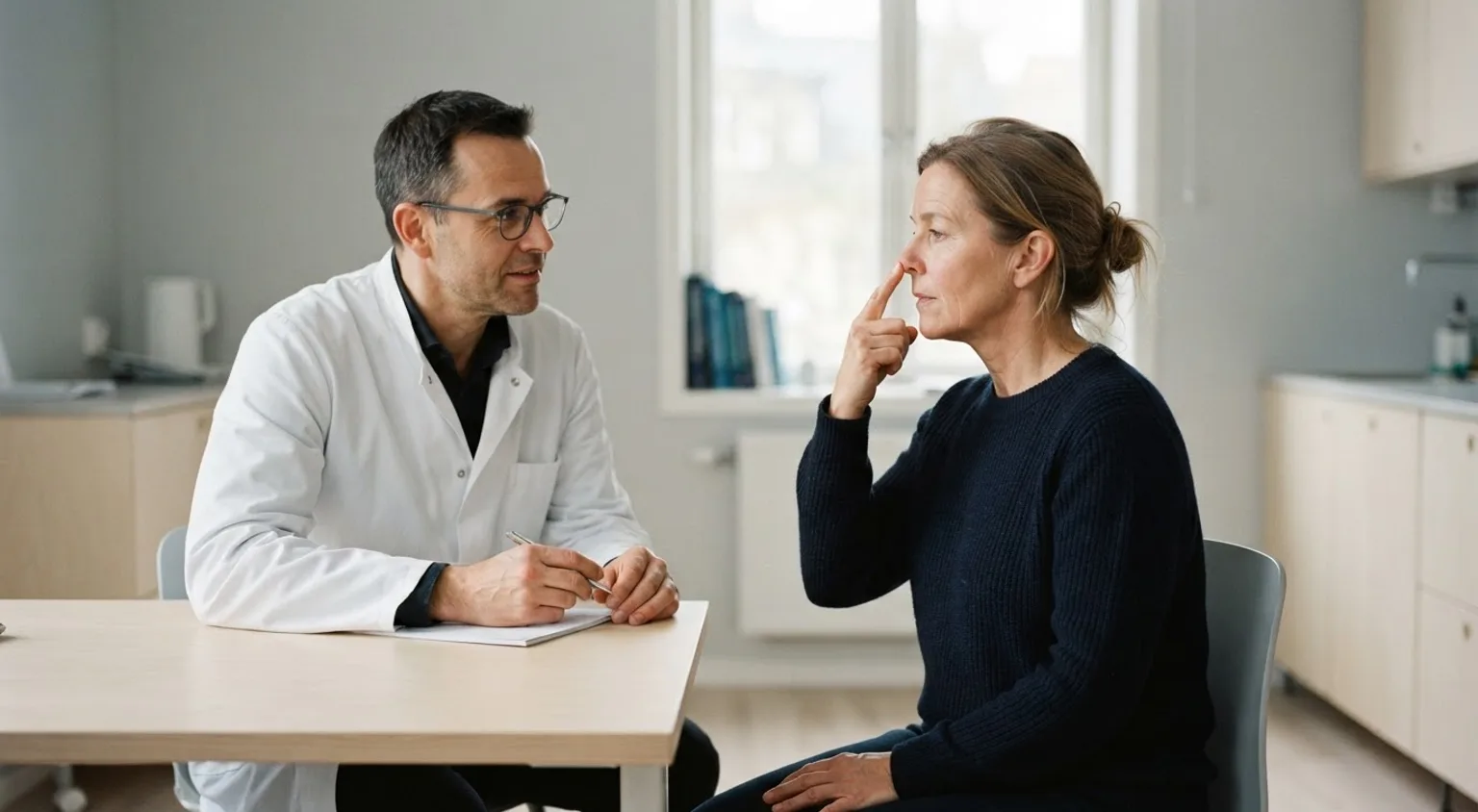 Neurolog utan remiss – kan man boka privat neurolog direkt? - kompletterande realistisk vårdbild med människa 3